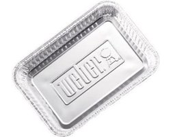 Weber - Aluminium lekbakjes klein, 10 stuks