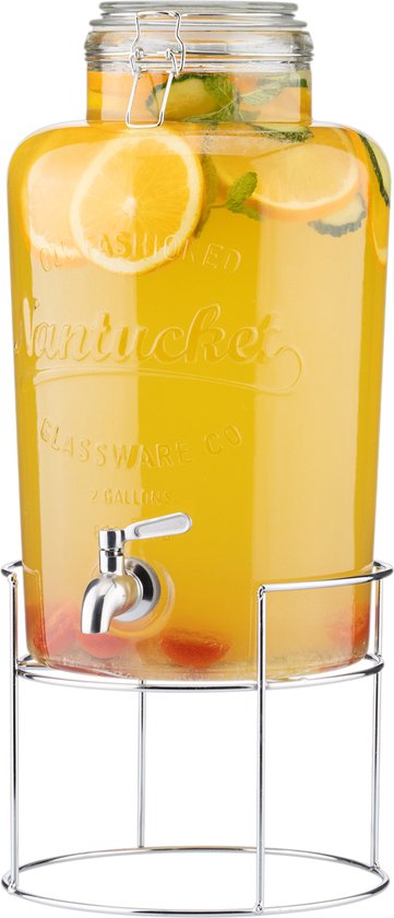HEFTMAN Plastic drankdispenser met kraan - 2 stuks 3L