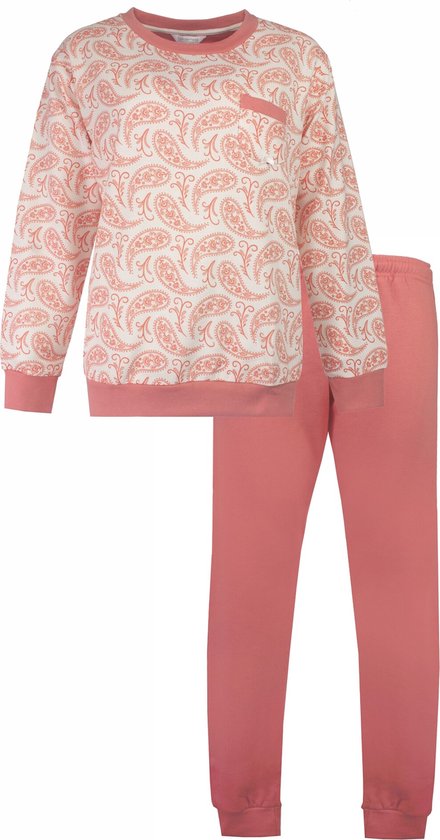 Tenderness Dames Pyjama - Fleece - Ronde Hals - Roze - Maat XL