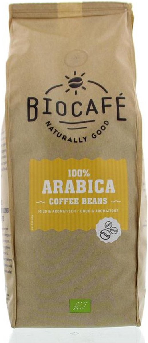 Biocafe Koffiebonen Arabica Bio 500 gr