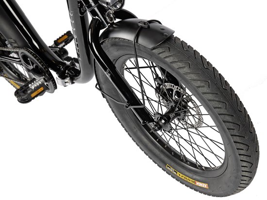 Villette Partout vouw-fatbike 10.4Ah 7sp 20 inch Glossy Black van Villette — afbeelding 4