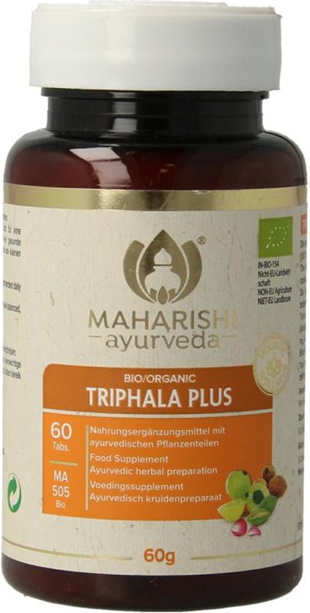 Maharishi Ayurv Triphala plus bio 60 Tabletten