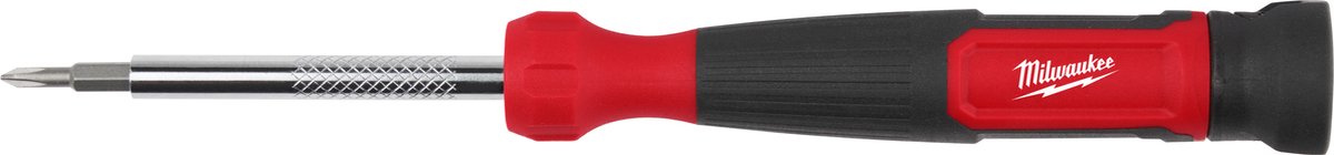 Milwaukee 4932480584 Multi-bit schroevendraaiers 4 in 1 Precision Multi-Bit Screwdriver