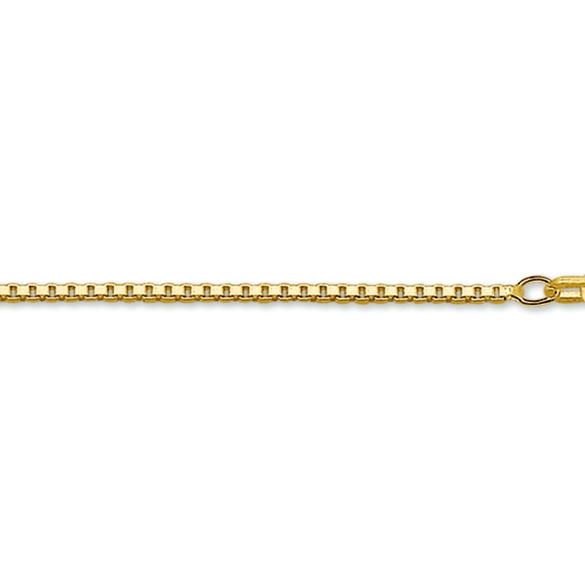 Gouden Venetiaans Ketting 0.9 mm 43 cm 14 karaats