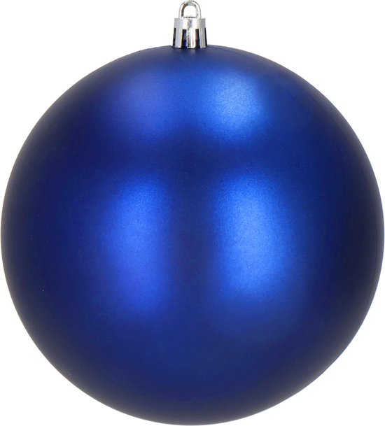 Boules de Boules de Noël Springos | 6 pièces | 10 cm | Bleu marine