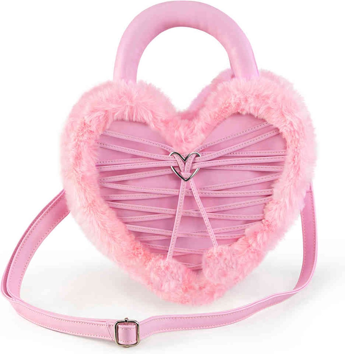 DemoniaCult - HB-631 Schoudertas - Roze