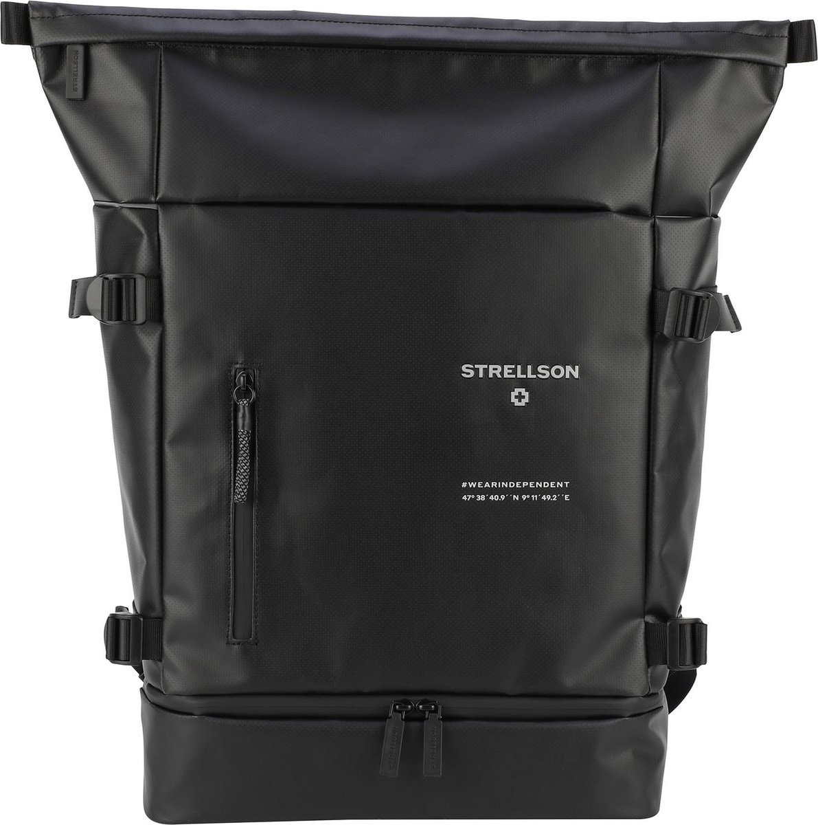 strellson Laptop rugzak Rugzak met laptopvak Stockwell 2.0 Sebastian Backpack Black Zwart
