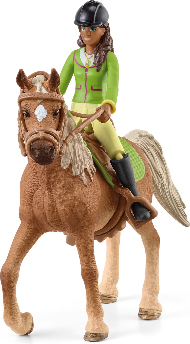 schleich HORSE CLUB - Speelfigurenset - Sarah & Mystery - Kinderspeelgoed voor Jongens en Meisjes - 5 tot 12 jaar - 42542 — afbeelding 3