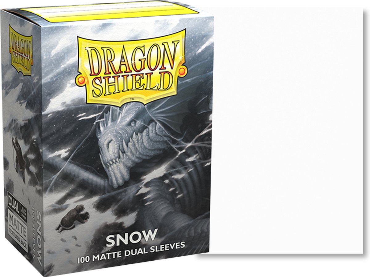 Dragon Shield – Matte Dual Sleeves Snow 100x