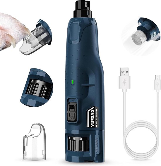Gimars Nagelslijper Voor Honden, 6 Snelheden Met 2 LED Lampjes Ultrastil 12000 Rpm Verstelbare Hondenpootslijper Usb Geschikt Grote Middelgrote En Kleine Katten Legergroen 2266945334 Gimars Nagelslijper Voor Honden, 6 Snelheden Met 2 LED Lampjes Ultrastil 12000 Rpm Verstelbare Hondenpootslijper Usb Geschikt Grote Middelgrote En Kleine Katten Legergroen 2266945334