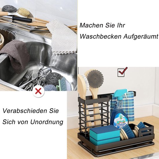 Rijstzeef, was- en afdruipbak, roestvrij staal, multifunctioneel Rijstzeef, was- en afdruipbak, roestvrij staal, multifunctioneel