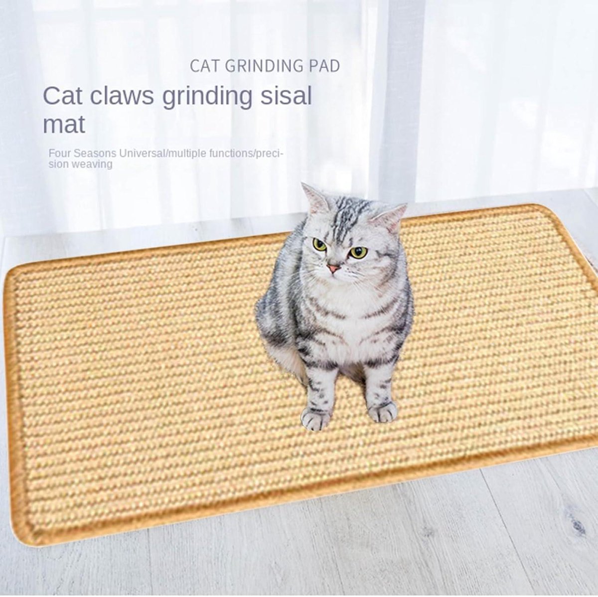 Zelfklevende krabmat voor katten, krasbestendige krabmat voor op de bank, zelfklevend