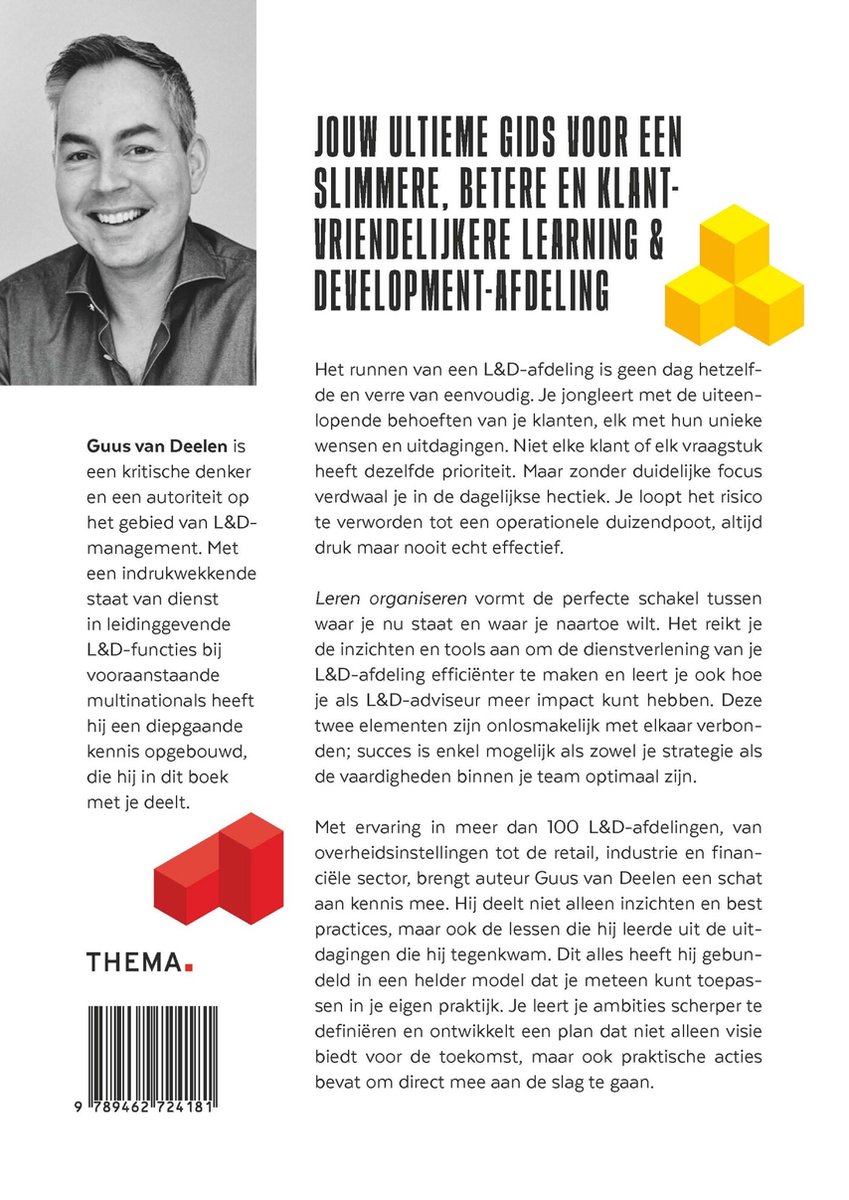 Leren organiseren - back cover