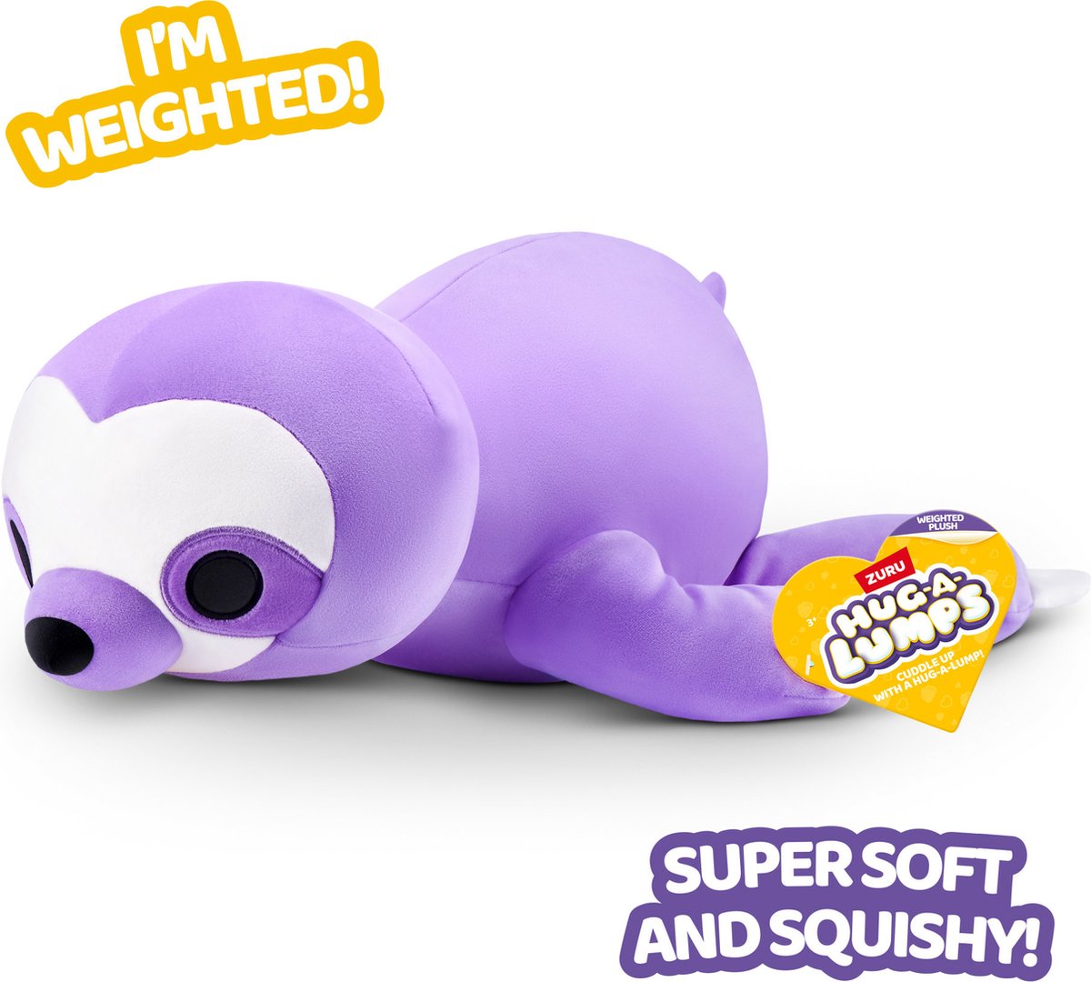 Hug-A-Lumps - Luiaard Sydney - verzwaarde knuffel - van ZURU — afbeelding 4