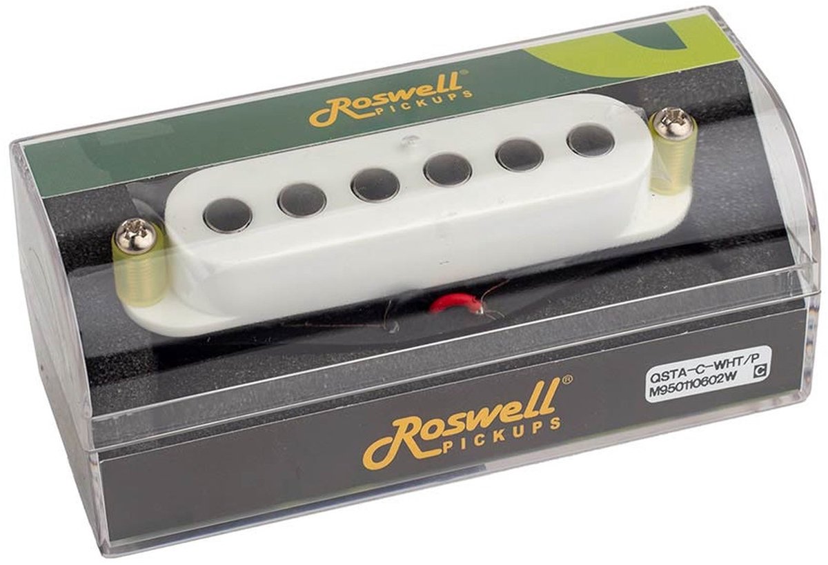 Roswell RP-QSTACWHT Quarter Pound ST Pickup met Alnico 5