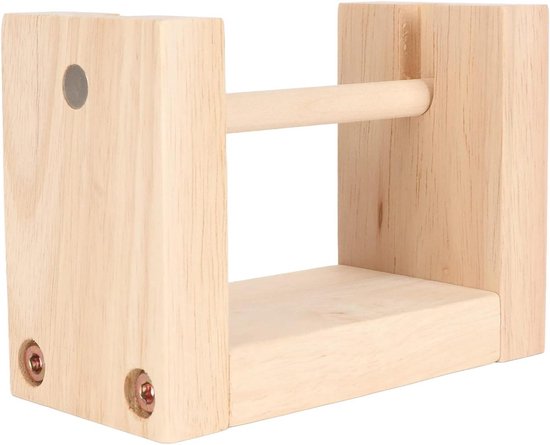 Verbeterde Garenhouder Voor Haken – Houten Garenspinner Met Magnetische Rotatie Inclusief Opbergruimte Voor Haakaccessoires En Telefoonhouder Een Perfect Cadeau Voor Brei En Haakliefhebbers