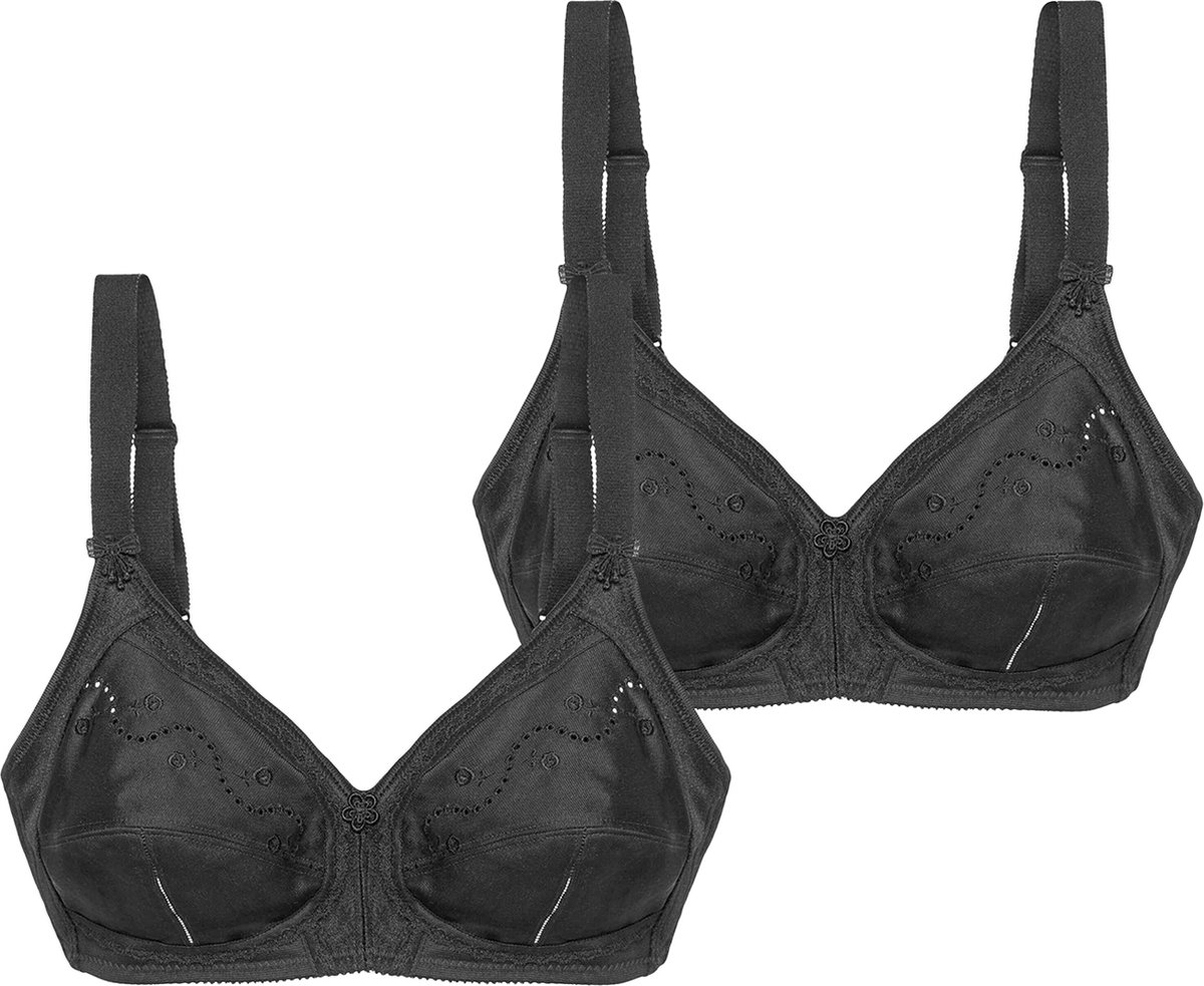 Triumph Bügelloser BH Doreen + Cotton Zwart
