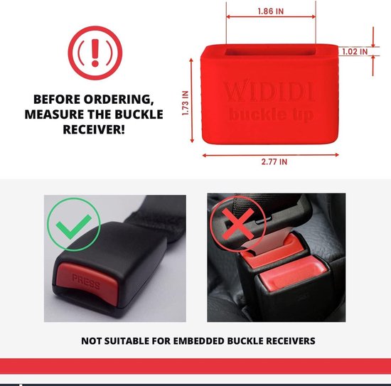 DIFLAX Houder voor veiligheidsgordel in de auto, 2 stuks, stoelriemhouder voor veiligheidssysteem, houder voor veiligheidsgordel voor auto, siliconen, vergemakkelijkt het vastmaken (zwart