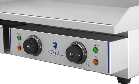 Elektrische bakplaat 72,5 cm - glad - 2 x 2,2 kW - Royal Catering — afbeelding 5