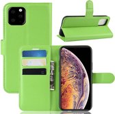 Book Case - iPhone 11 Pro Max Hoesje - Groen