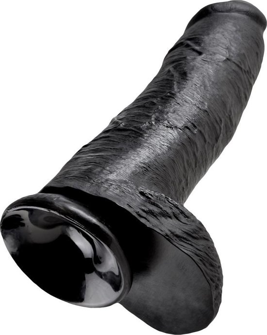 Koning Cock 12 inch Balls Black