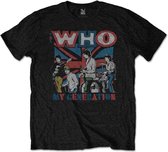 The Who Heren Tshirt -XL- My Generation Sketch Zwart