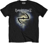 Evanescence Heren Tshirt -M- Classic Logo Zwart