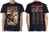 Alice Cooper - Spend The Night With Spiders heren unisex T-shirt met rug print zwart - M