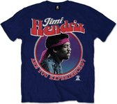 Jimi Hendrix Heren Tshirt -S- Are You Experienced? Blauw