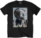 Tupac Heren Tshirt -S- LA Skyline Zwart