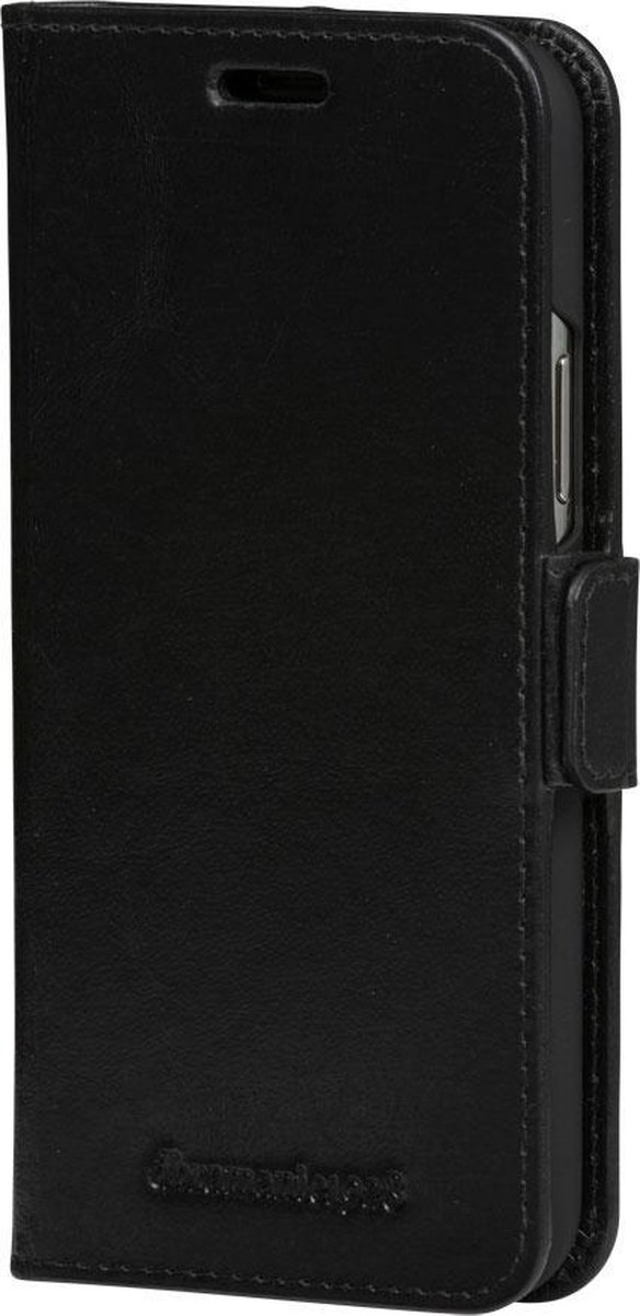 iPhone 11 Pro Bookcase hoesje - dbramante1928 - Effen Zwart - Leer