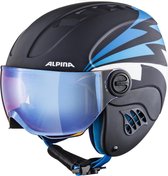 Alpina Carat Le Visor HM Junior Skihelm Met Vizier | 2019 | Nightblue Denim Matt | Maat: 51 - 55 cm