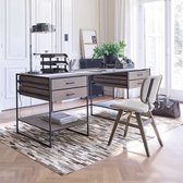 LOBERON Bureau Lycus grijs/zwart