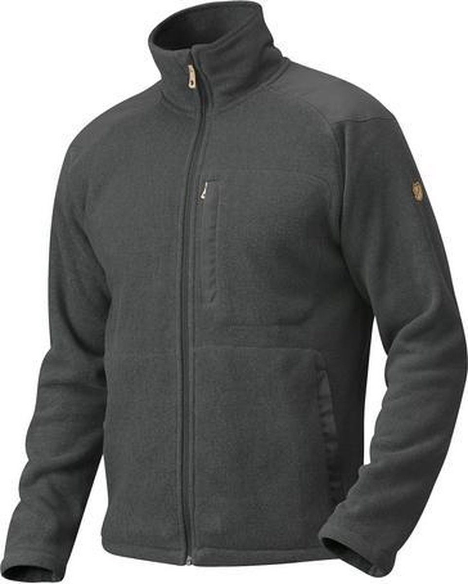 Fjallraven Buck Fleece M Heren Vest Graphite Zilver