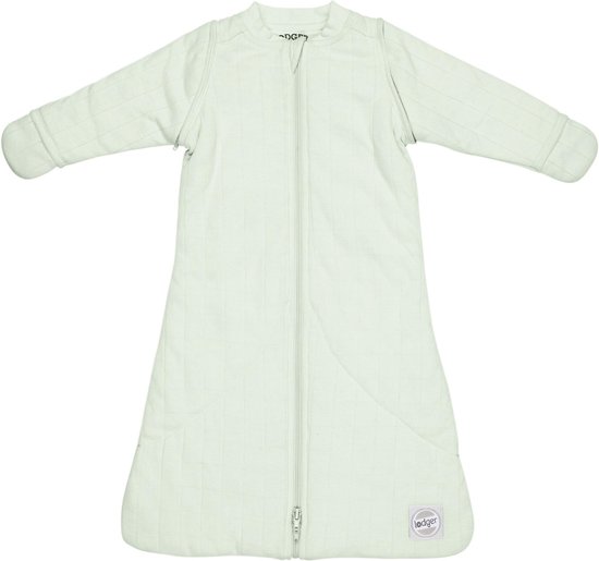 Lodger Baby slaapzak Hopper Solid Lichtgroen Lange mouw 50/62