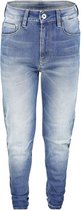 ROKKER ROKKERTECH HIGH WAIST BLUE MOTORCYCLE JEANS-L30/W29 - Maat - Broek