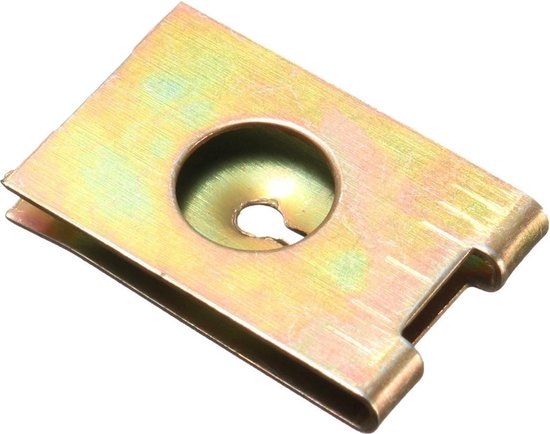 50 pièces Clips de type U pour plaque de ressort en métal ton bronze  panneau de porte... | bol.com