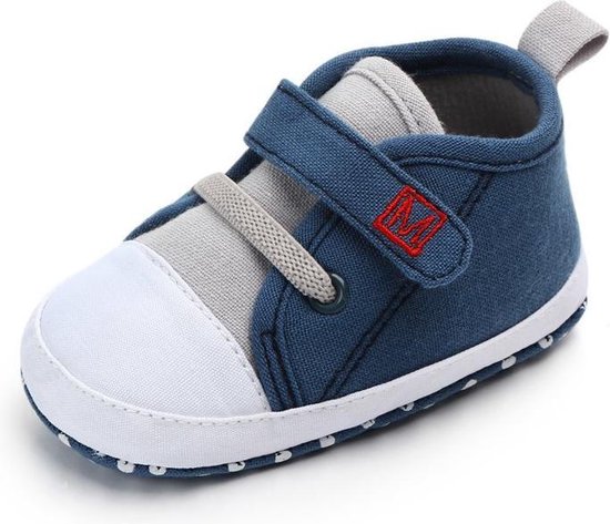 ondernemen ziek Wapenstilstand Blauwe schoenen - Textiel - Maat 19/20 - Zachte zool - 6 tot 12 maanden |  bol.com