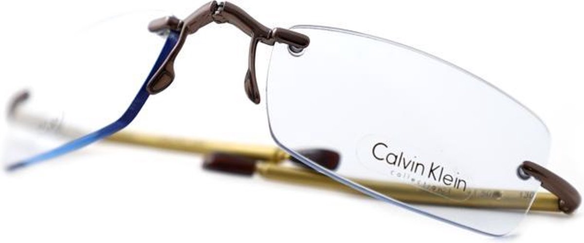 maart Gelach cijfer Calvin Klein opvouwbare leesbril CR3 209 Goud/Tan | bol.com