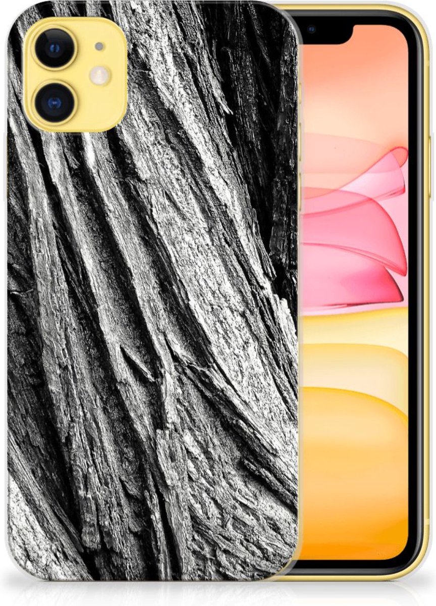 Bumper Hoesje Apple iPhone 11 Boomschors Grijs
