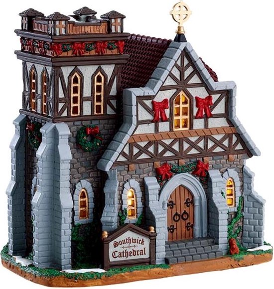 Lemax - Southwick Cathedral, B/o Led uit de 2017 Collectie