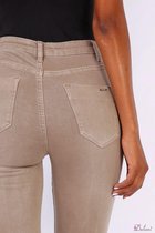 Broek Toxik3 met hoge taille new taupe 34