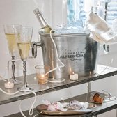 LOBERON Champagnekoeler Alfred zilverkleurig