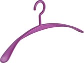 De Kledinghanger Gigant - 16 x Garderobehanger Wing kunststof paars, 45 cm