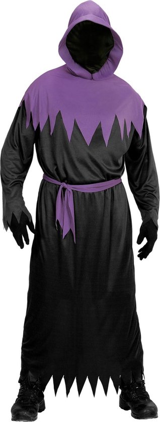 WIDMANN - Zwart en paars reaper kostuum voor volwassenen - L