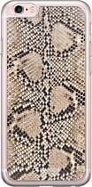 iPhone 6/6S hoesje siliconen - Python print | Apple iPhone 6/6s case | TPU backcover transparant