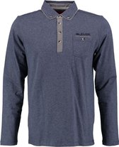 BlueFields dunnere blauwe polo sweater - Maat S