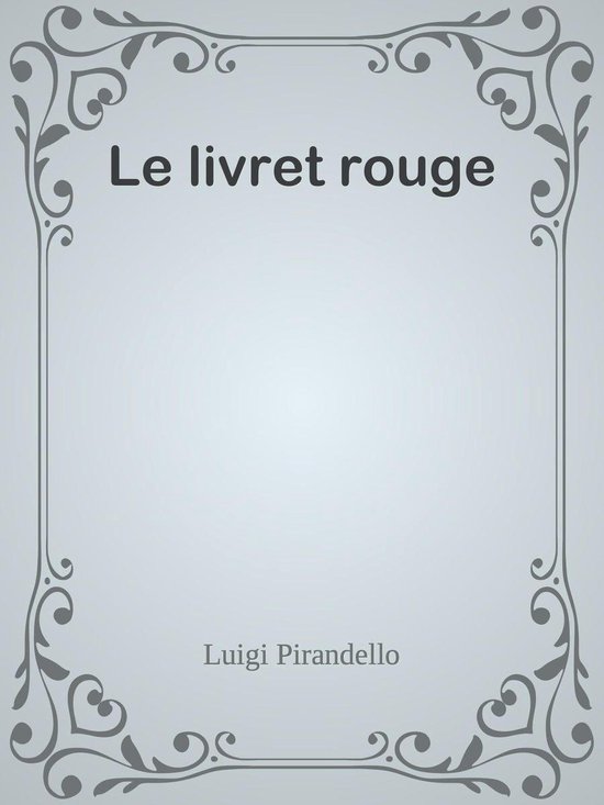 Le livret rouge - cover