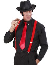 WIDMANN - Rode stropdas voor volwassenen - Accessoires > Stropdassen, bretels, riemen