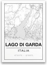 Poster/plattegrond LAGODIGARDA - 30x40cm